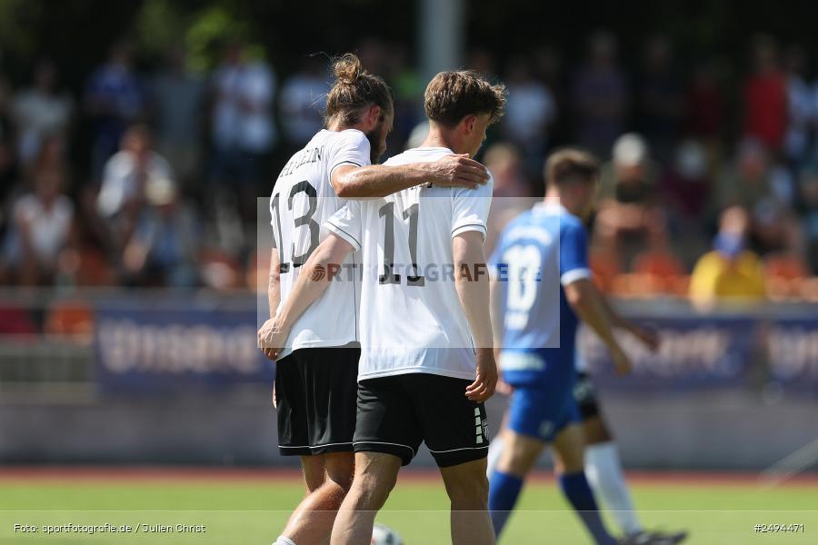 sport, action, Toto-Pokal Runde 1, Sportgelände, Fussball, FCS, FC06, Bad Kissingen, BFV, 19.07.2025, 1. FC Schweinfurt 1905, 1. FC 06 Bad Kissingen - Bild-ID: 2494471