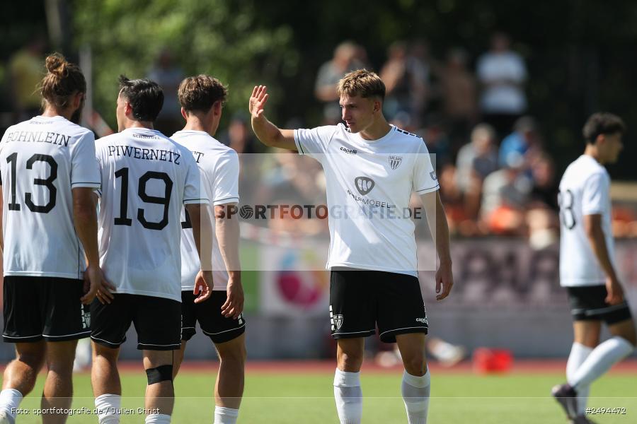 sport, action, Toto-Pokal Runde 1, Sportgelände, Fussball, FCS, FC06, Bad Kissingen, BFV, 19.07.2025, 1. FC Schweinfurt 1905, 1. FC 06 Bad Kissingen - Bild-ID: 2494472