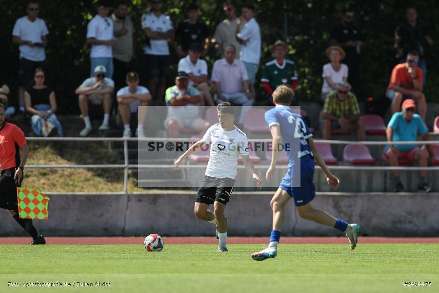 sport, action, Toto-Pokal Runde 1, Sportgelände, Fussball, FCS, FC06, Bad Kissingen, BFV, 19.07.2025, 1. FC Schweinfurt 1905, 1. FC 06 Bad Kissingen - Bild-ID: 2494475