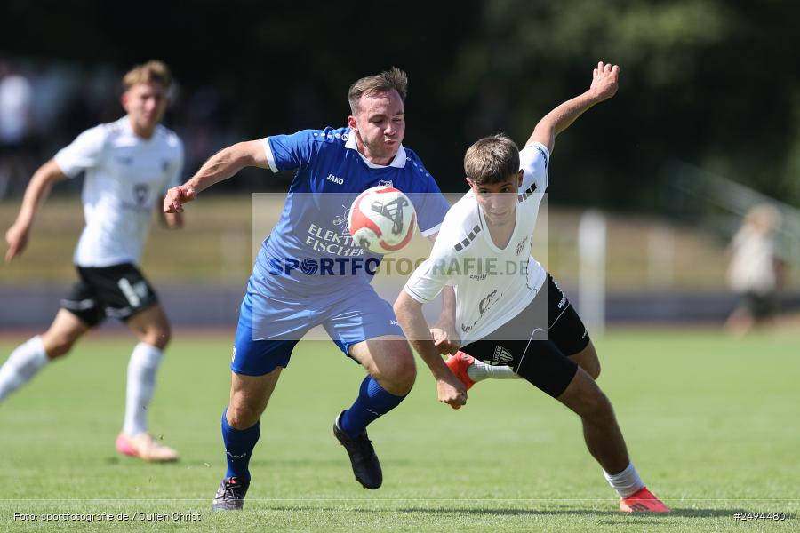 sport, action, Toto-Pokal Runde 1, Sportgelände, Fussball, FCS, FC06, Bad Kissingen, BFV, 19.07.2025, 1. FC Schweinfurt 1905, 1. FC 06 Bad Kissingen - Bild-ID: 2494480