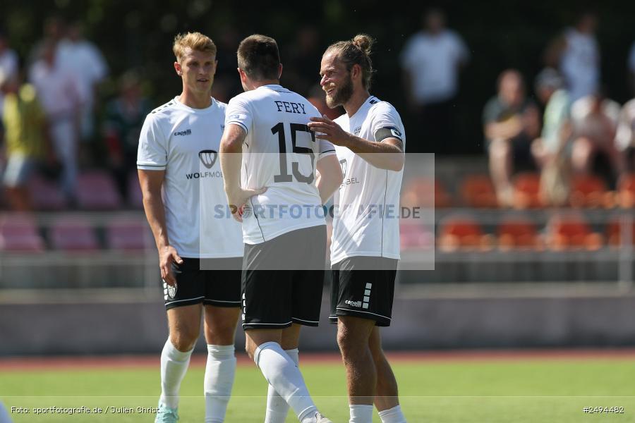 sport, action, Toto-Pokal Runde 1, Sportgelände, Fussball, FCS, FC06, Bad Kissingen, BFV, 19.07.2025, 1. FC Schweinfurt 1905, 1. FC 06 Bad Kissingen - Bild-ID: 2494482