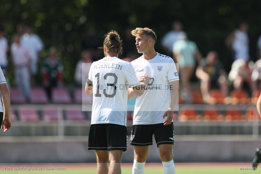 sport, action, Toto-Pokal Runde 1, Sportgelände, Fussball, FCS, FC06, Bad Kissingen, BFV, 19.07.2025, 1. FC Schweinfurt 1905, 1. FC 06 Bad Kissingen - Bild-ID: 2494483