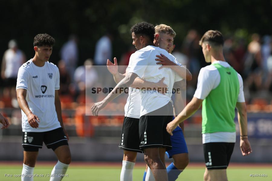sport, action, Toto-Pokal Runde 1, Sportgelände, Fussball, FCS, FC06, Bad Kissingen, BFV, 19.07.2025, 1. FC Schweinfurt 1905, 1. FC 06 Bad Kissingen - Bild-ID: 2494486