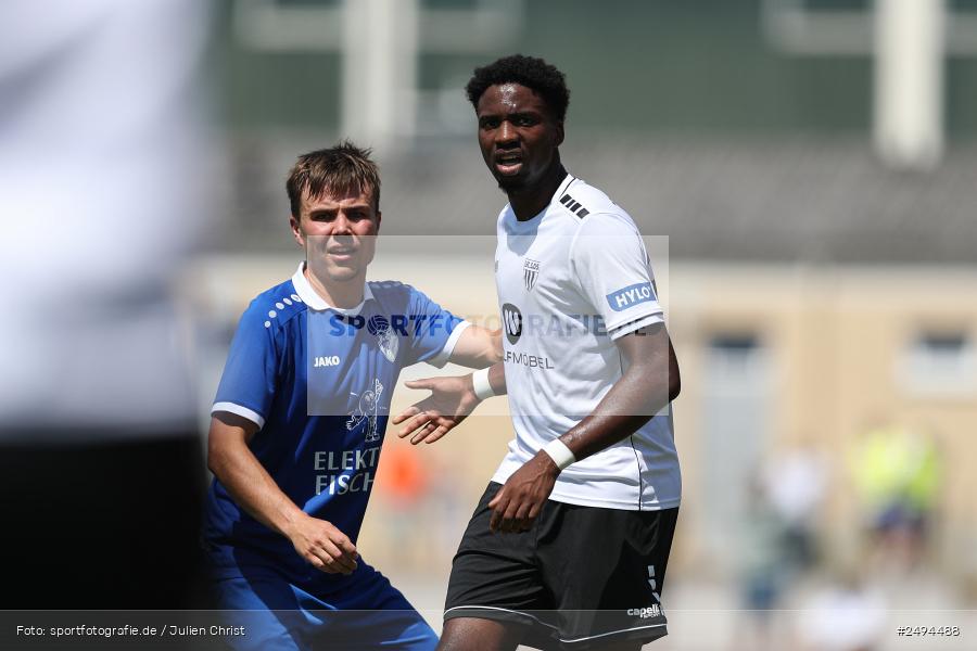 sport, action, Toto-Pokal Runde 1, Sportgelände, Fussball, FCS, FC06, Bad Kissingen, BFV, 19.07.2025, 1. FC Schweinfurt 1905, 1. FC 06 Bad Kissingen - Bild-ID: 2494488