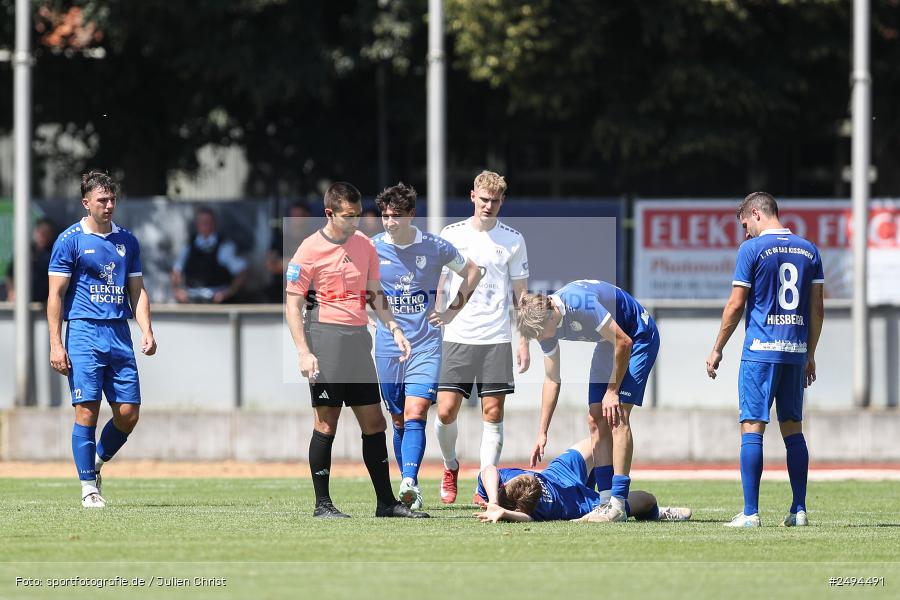 sport, action, Toto-Pokal Runde 1, Sportgelände, Fussball, FCS, FC06, Bad Kissingen, BFV, 19.07.2025, 1. FC Schweinfurt 1905, 1. FC 06 Bad Kissingen - Bild-ID: 2494491