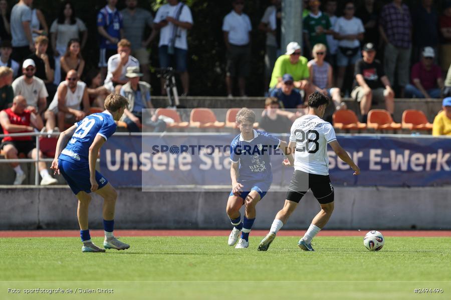 sport, action, Toto-Pokal Runde 1, Sportgelände, Fussball, FCS, FC06, Bad Kissingen, BFV, 19.07.2025, 1. FC Schweinfurt 1905, 1. FC 06 Bad Kissingen - Bild-ID: 2494496
