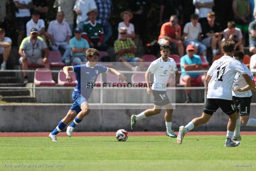 sport, action, Toto-Pokal Runde 1, Sportgelände, Fussball, FCS, FC06, Bad Kissingen, BFV, 19.07.2025, 1. FC Schweinfurt 1905, 1. FC 06 Bad Kissingen - Bild-ID: 2494498