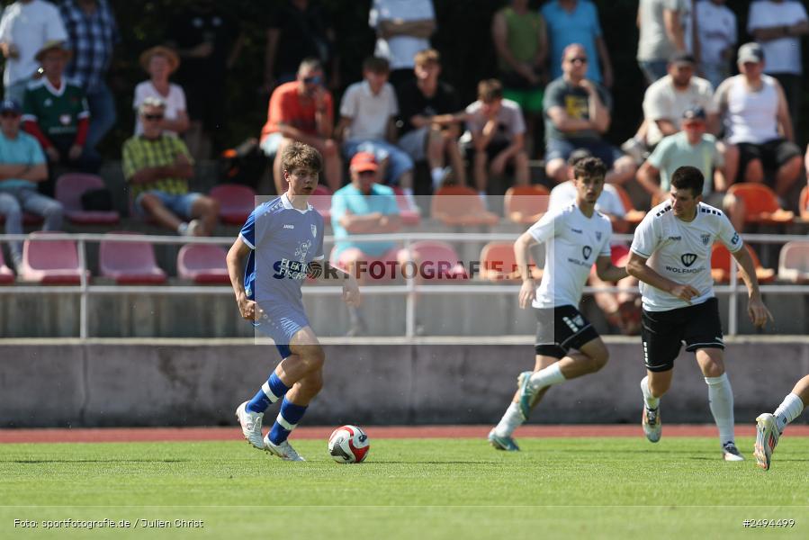 sport, action, Toto-Pokal Runde 1, Sportgelände, Fussball, FCS, FC06, Bad Kissingen, BFV, 19.07.2025, 1. FC Schweinfurt 1905, 1. FC 06 Bad Kissingen - Bild-ID: 2494499