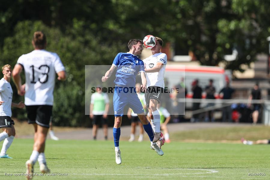 sport, action, Toto-Pokal Runde 1, Sportgelände, Fussball, FCS, FC06, Bad Kissingen, BFV, 19.07.2025, 1. FC Schweinfurt 1905, 1. FC 06 Bad Kissingen - Bild-ID: 2494500