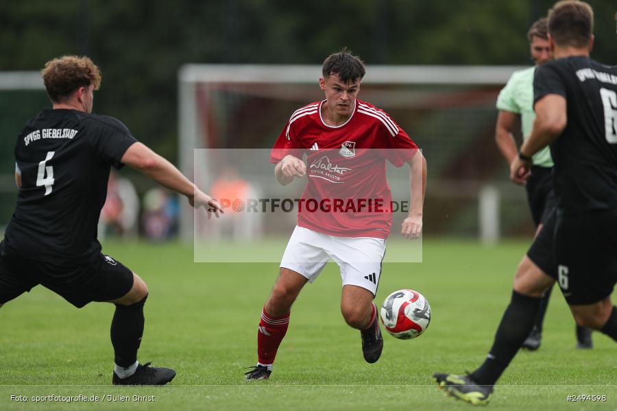 sport, action, Sportgelände, SpVgg Giebelstadt, SVB, SV Birkenfeld, GIE, Fussball, Birkenfeld, Bezirksliga Unterfranken West, BFV, 20.07.2025, 1. Spieltag - Bild-ID: 2494598