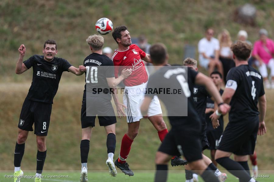 sport, action, Sportgelände, SpVgg Giebelstadt, SVB, SV Birkenfeld, GIE, Fussball, Birkenfeld, Bezirksliga Unterfranken West, BFV, 20.07.2025, 1. Spieltag - Bild-ID: 2494649