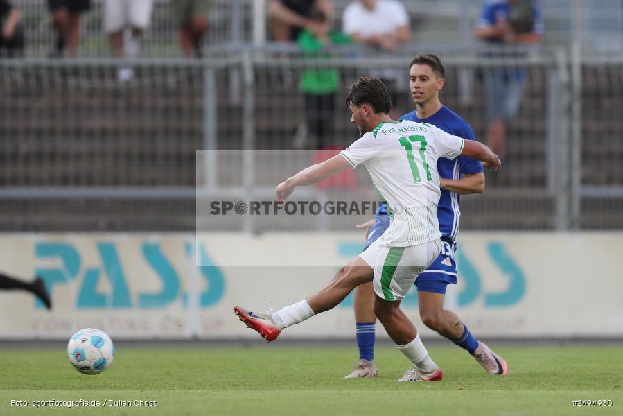 Stadion am Schönbusch, Aschaffenburg, 25.07.2025, sport, action, Fussball, BFV, 1. Spieltag, Regionalliga Bayern, SGF, SVA, SpVgg Greuther Fürth II, SV Viktoria Aschaffenburg - Bild-ID: 2494930