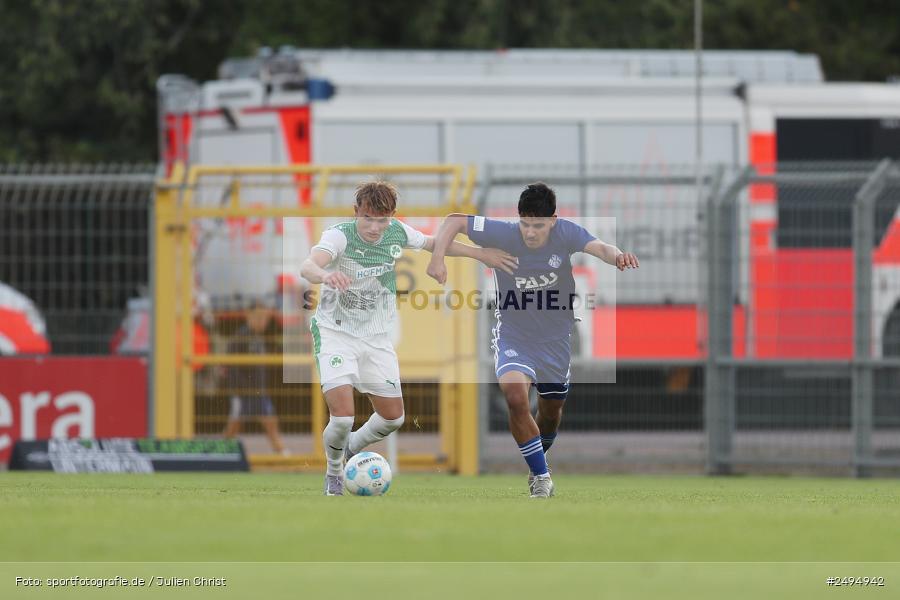 Stadion am Schönbusch, Aschaffenburg, 25.07.2025, sport, action, Fussball, BFV, 1. Spieltag, Regionalliga Bayern, SGF, SVA, SpVgg Greuther Fürth II, SV Viktoria Aschaffenburg - Bild-ID: 2494942