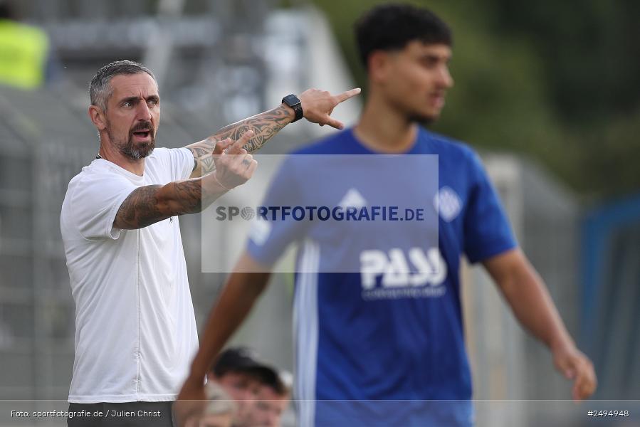 Stadion am Schönbusch, Aschaffenburg, 25.07.2025, sport, action, Fussball, BFV, 1. Spieltag, Regionalliga Bayern, SGF, SVA, SpVgg Greuther Fürth II, SV Viktoria Aschaffenburg - Bild-ID: 2494948