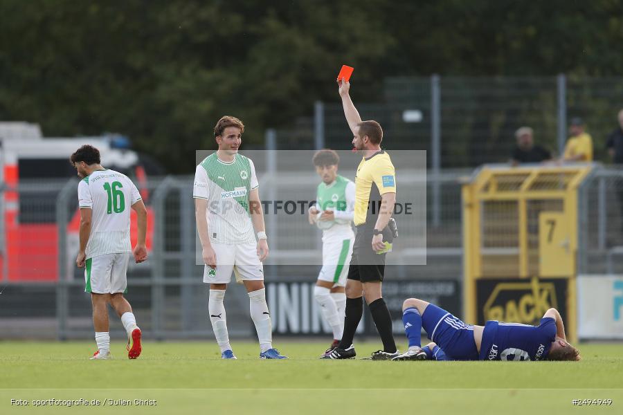 Stadion am Schönbusch, Aschaffenburg, 25.07.2025, sport, action, Fussball, BFV, 1. Spieltag, Regionalliga Bayern, SGF, SVA, SpVgg Greuther Fürth II, SV Viktoria Aschaffenburg - Bild-ID: 2494949
