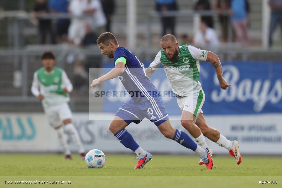 Stadion am Schönbusch, Aschaffenburg, 25.07.2025, sport, action, Fussball, BFV, 1. Spieltag, Regionalliga Bayern, SGF, SVA, SpVgg Greuther Fürth II, SV Viktoria Aschaffenburg - Bild-ID: 2494950