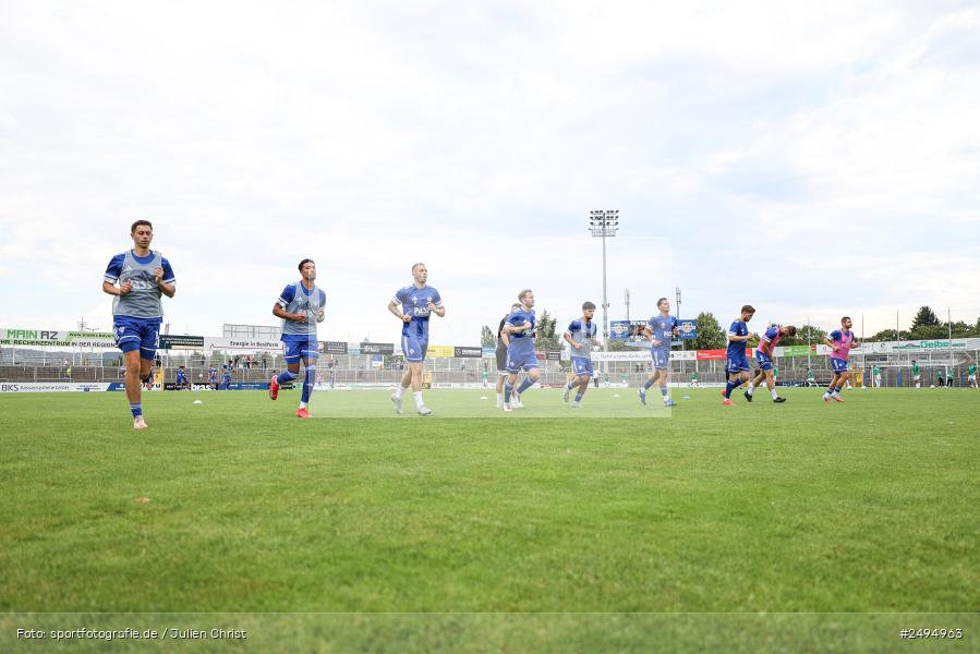 Moritz Schlögl, sport, action, Stadion am Schönbusch, SpVgg Greuther Fürth II, SVA, SV Viktoria Aschaffenburg, SGF, Regionalliga Bayern, Fussball, BFV, Aschaffenburg, 25.07.2025, 1. Spieltag - Bild-ID: 2494963