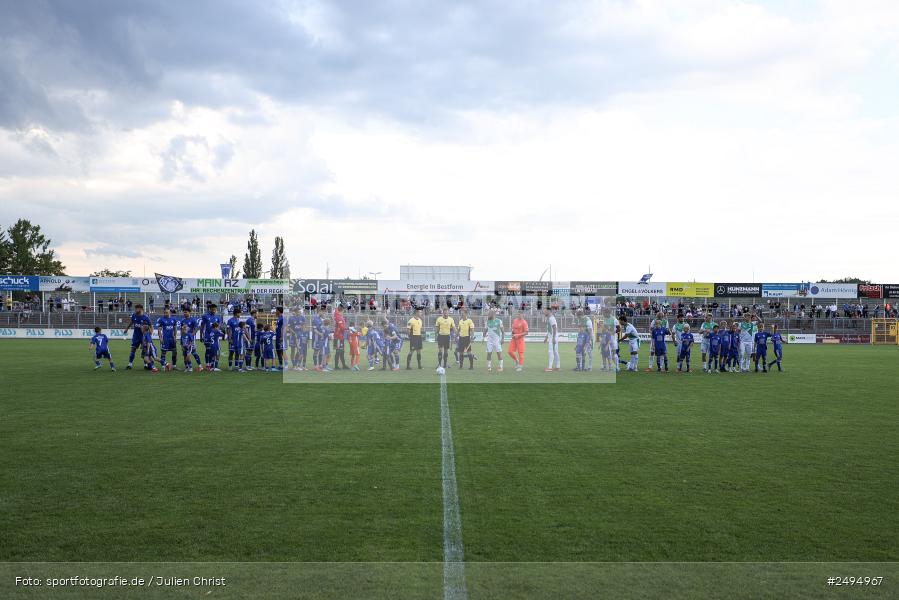 sport, action, Stadion am Schönbusch, SpVgg Greuther Fürth II, SVA, SV Viktoria Aschaffenburg, SGF, Regionalliga Bayern, Fussball, BFV, Aschaffenburg, 25.07.2025, 1. Spieltag - Bild-ID: 2494967