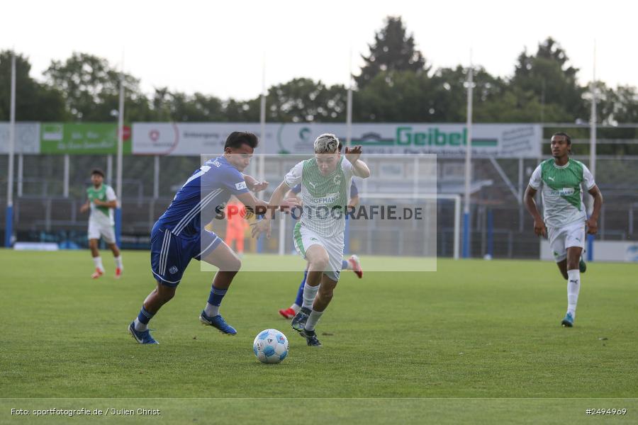 sport, action, Stadion am Schönbusch, SpVgg Greuther Fürth II, SVA, SV Viktoria Aschaffenburg, SGF, Regionalliga Bayern, Fussball, BFV, Aschaffenburg, 25.07.2025, 1. Spieltag - Bild-ID: 2494969