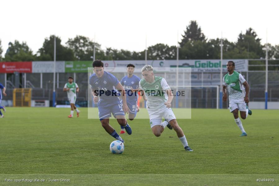 sport, action, Stadion am Schönbusch, SpVgg Greuther Fürth II, SVA, SV Viktoria Aschaffenburg, SGF, Regionalliga Bayern, Fussball, BFV, Aschaffenburg, 25.07.2025, 1. Spieltag - Bild-ID: 2494970