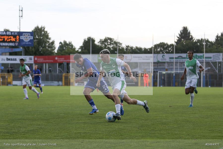 sport, action, Stadion am Schönbusch, SpVgg Greuther Fürth II, SVA, SV Viktoria Aschaffenburg, SGF, Regionalliga Bayern, Fussball, BFV, Aschaffenburg, 25.07.2025, 1. Spieltag - Bild-ID: 2494971