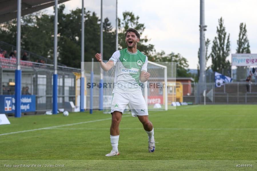 sport, action, Stadion am Schönbusch, SpVgg Greuther Fürth II, SVA, SV Viktoria Aschaffenburg, SGF, Regionalliga Bayern, Fussball, BFV, Aschaffenburg, 25.07.2025, 1. Spieltag - Bild-ID: 2494974