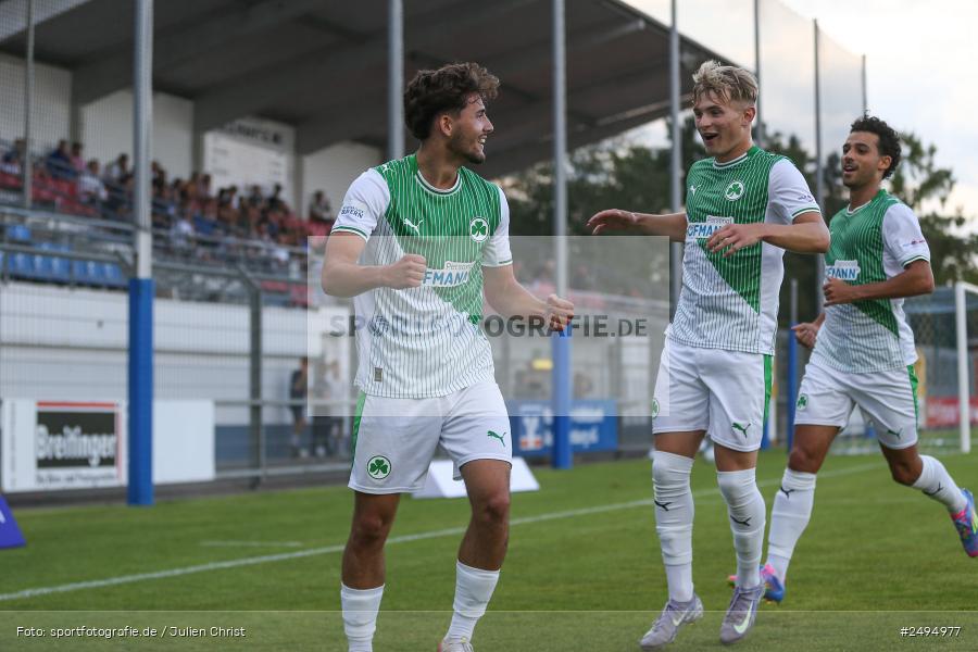 sport, action, Stadion am Schönbusch, SpVgg Greuther Fürth II, SVA, SV Viktoria Aschaffenburg, SGF, Regionalliga Bayern, Fussball, BFV, Aschaffenburg, 25.07.2025, 1. Spieltag - Bild-ID: 2494977