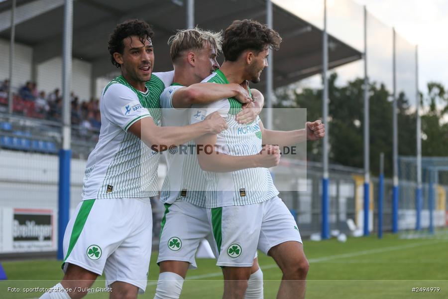 sport, action, Stadion am Schönbusch, SpVgg Greuther Fürth II, SVA, SV Viktoria Aschaffenburg, SGF, Regionalliga Bayern, Fussball, BFV, Aschaffenburg, 25.07.2025, 1. Spieltag - Bild-ID: 2494979
