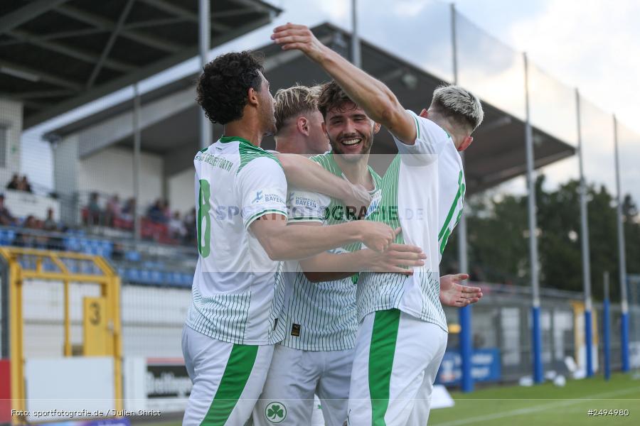 sport, action, Stadion am Schönbusch, SpVgg Greuther Fürth II, SVA, SV Viktoria Aschaffenburg, SGF, Regionalliga Bayern, Fussball, BFV, Aschaffenburg, 25.07.2025, 1. Spieltag - Bild-ID: 2494980