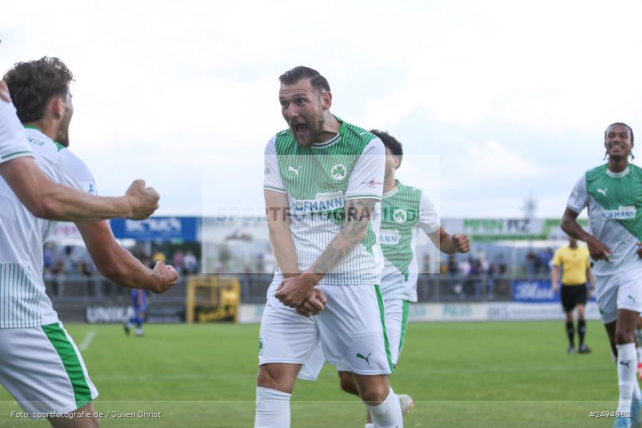 sport, action, Stadion am Schönbusch, SpVgg Greuther Fürth II, SVA, SV Viktoria Aschaffenburg, SGF, Regionalliga Bayern, Fussball, BFV, Aschaffenburg, 25.07.2025, 1. Spieltag - Bild-ID: 2494982