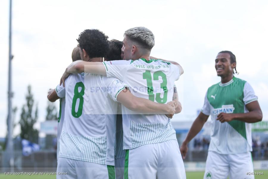sport, action, Stadion am Schönbusch, SpVgg Greuther Fürth II, SVA, SV Viktoria Aschaffenburg, SGF, Regionalliga Bayern, Fussball, BFV, Aschaffenburg, 25.07.2025, 1. Spieltag - Bild-ID: 2494984