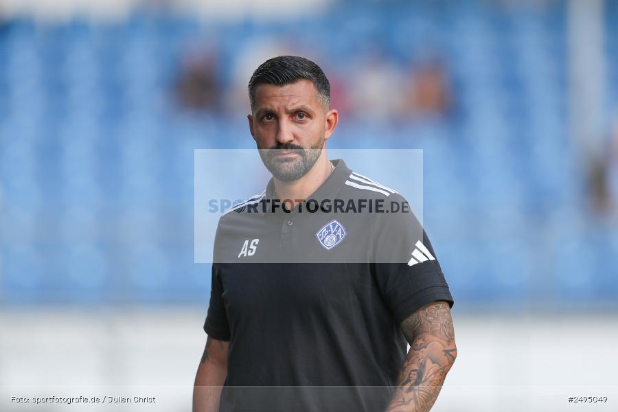 sport, action, Stadion am Schönbusch, SpVgg Greuther Fürth II, SVA, SV Viktoria Aschaffenburg, SGF, Regionalliga Bayern, Fussball, BFV, Aschaffenburg, 25.07.2025, 1. Spieltag - Bild-ID: 2495049