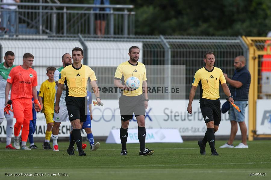 sport, action, Stadion am Schönbusch, SpVgg Greuther Fürth II, SVA, SV Viktoria Aschaffenburg, SGF, Regionalliga Bayern, Fussball, BFV, Aschaffenburg, 25.07.2025, 1. Spieltag - Bild-ID: 2495051