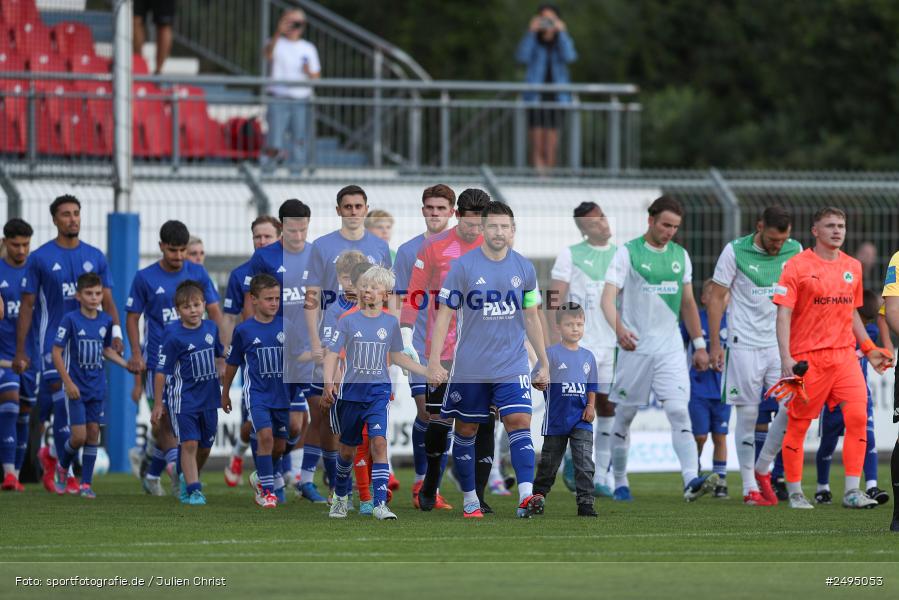 sport, action, Stadion am Schönbusch, SpVgg Greuther Fürth II, SVA, SV Viktoria Aschaffenburg, SGF, Regionalliga Bayern, Fussball, BFV, Aschaffenburg, 25.07.2025, 1. Spieltag - Bild-ID: 2495053