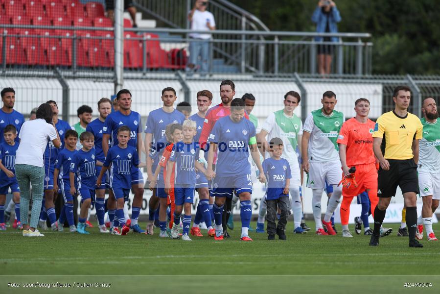 sport, action, Stadion am Schönbusch, SpVgg Greuther Fürth II, SVA, SV Viktoria Aschaffenburg, SGF, Regionalliga Bayern, Fussball, BFV, Aschaffenburg, 25.07.2025, 1. Spieltag - Bild-ID: 2495054