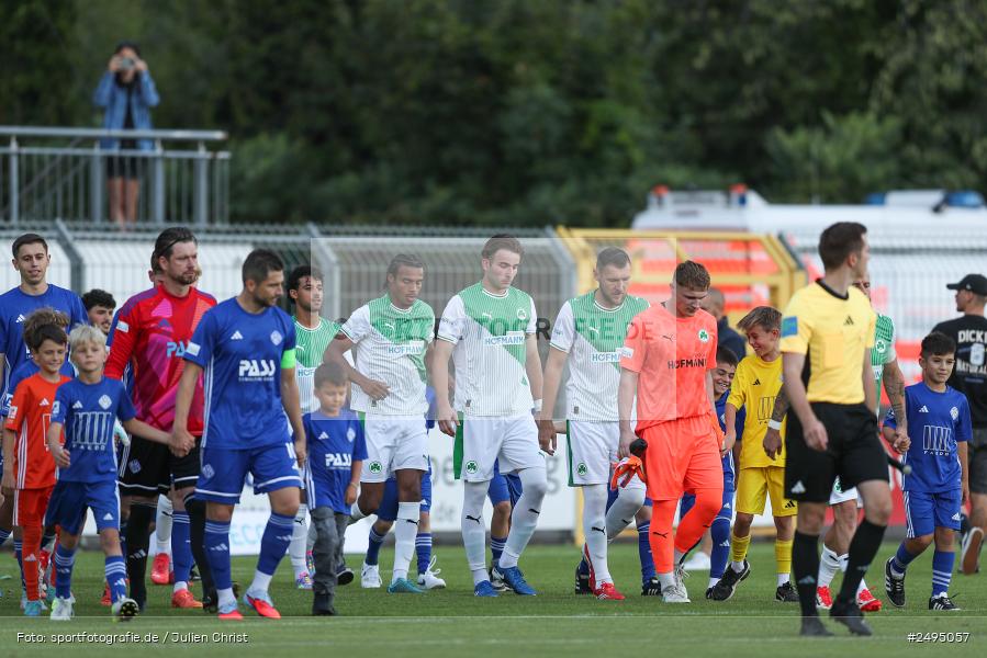 sport, action, Stadion am Schönbusch, SpVgg Greuther Fürth II, SVA, SV Viktoria Aschaffenburg, SGF, Regionalliga Bayern, Fussball, BFV, Aschaffenburg, 25.07.2025, 1. Spieltag - Bild-ID: 2495057
