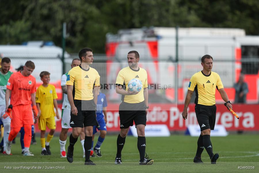 sport, action, Stadion am Schönbusch, SpVgg Greuther Fürth II, SVA, SV Viktoria Aschaffenburg, SGF, Regionalliga Bayern, Fussball, BFV, Aschaffenburg, 25.07.2025, 1. Spieltag - Bild-ID: 2495058