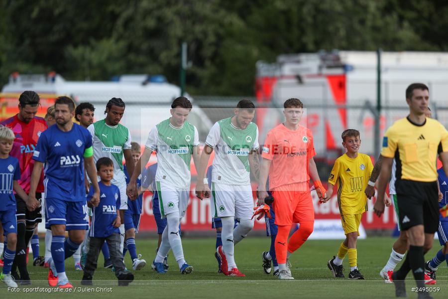 sport, action, Stadion am Schönbusch, SpVgg Greuther Fürth II, SVA, SV Viktoria Aschaffenburg, SGF, Regionalliga Bayern, Fussball, BFV, Aschaffenburg, 25.07.2025, 1. Spieltag - Bild-ID: 2495059