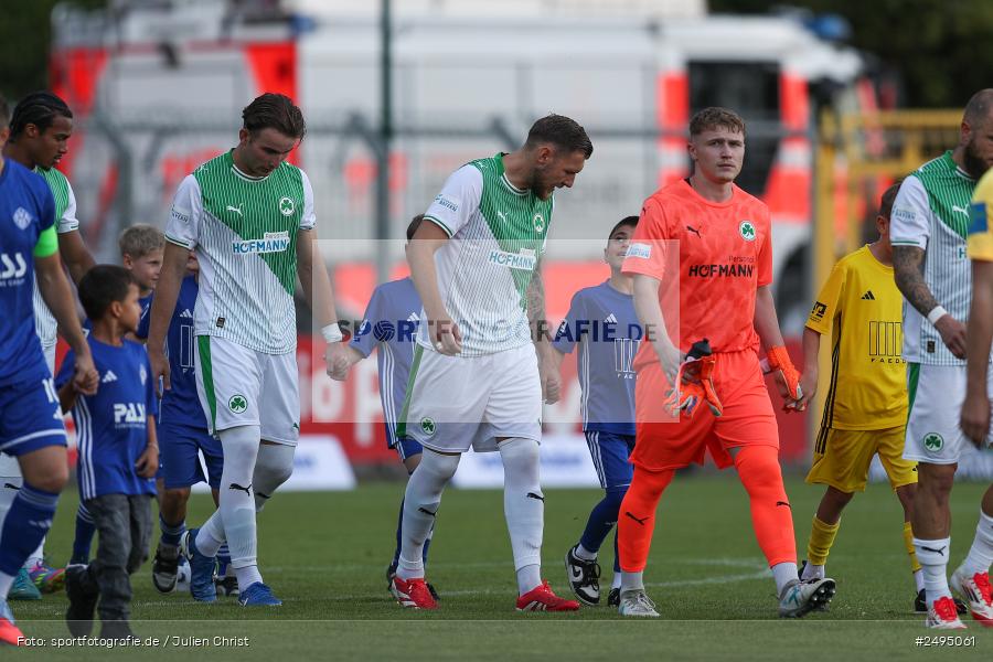 sport, action, Stadion am Schönbusch, SpVgg Greuther Fürth II, SVA, SV Viktoria Aschaffenburg, SGF, Regionalliga Bayern, Fussball, BFV, Aschaffenburg, 25.07.2025, 1. Spieltag - Bild-ID: 2495061