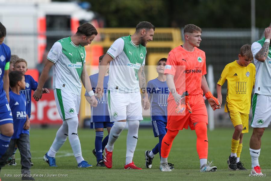 sport, action, Stadion am Schönbusch, SpVgg Greuther Fürth II, SVA, SV Viktoria Aschaffenburg, SGF, Regionalliga Bayern, Fussball, BFV, Aschaffenburg, 25.07.2025, 1. Spieltag - Bild-ID: 2495063