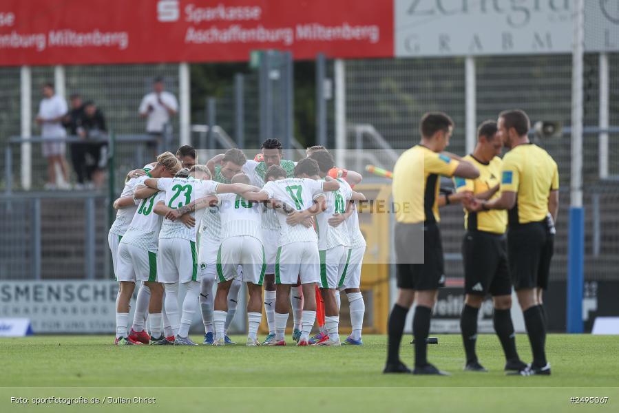 sport, action, Stadion am Schönbusch, SpVgg Greuther Fürth II, SVA, SV Viktoria Aschaffenburg, SGF, Regionalliga Bayern, Fussball, BFV, Aschaffenburg, 25.07.2025, 1. Spieltag - Bild-ID: 2495067
