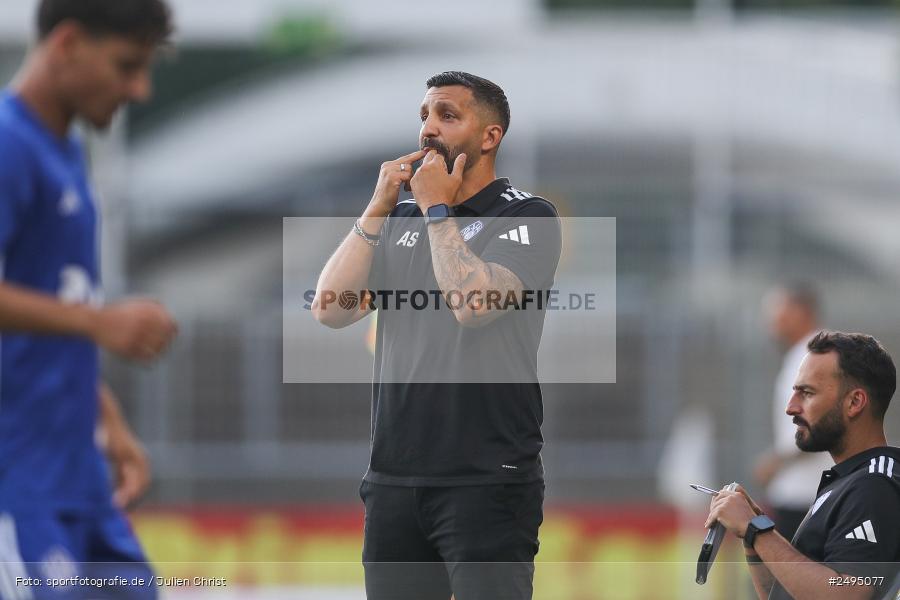 sport, action, Stadion am Schönbusch, SpVgg Greuther Fürth II, SVA, SV Viktoria Aschaffenburg, SGF, Regionalliga Bayern, Fussball, BFV, Aschaffenburg, 25.07.2025, 1. Spieltag - Bild-ID: 2495077