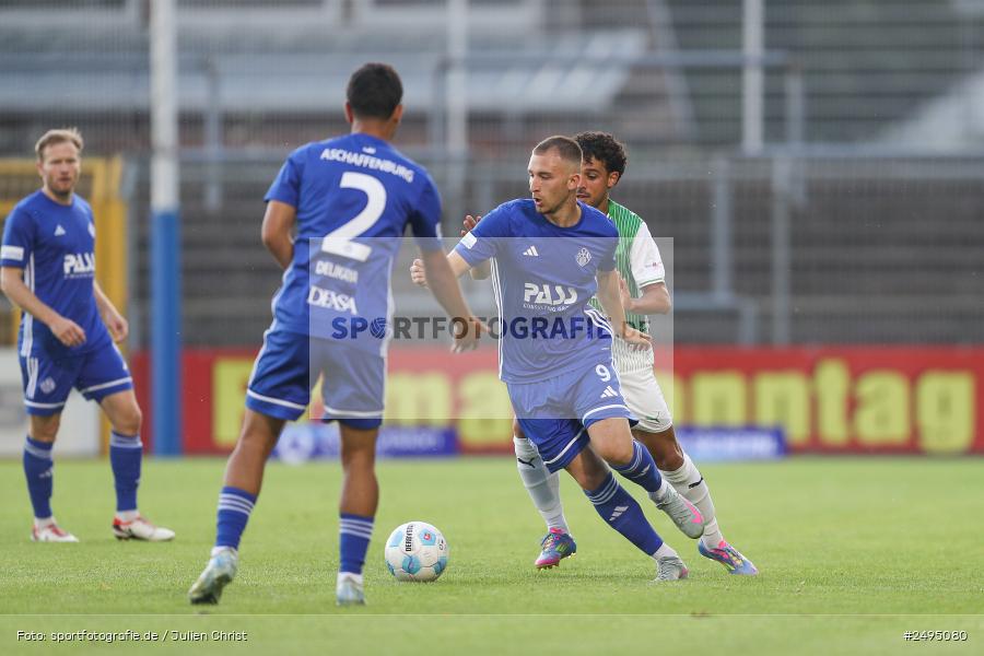 sport, action, Stadion am Schönbusch, SpVgg Greuther Fürth II, SVA, SV Viktoria Aschaffenburg, SGF, Regionalliga Bayern, Fussball, BFV, Aschaffenburg, 25.07.2025, 1. Spieltag - Bild-ID: 2495080