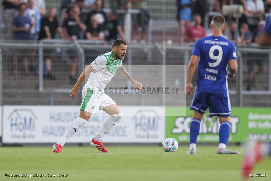 sport, action, Stadion am Schönbusch, SpVgg Greuther Fürth II, SVA, SV Viktoria Aschaffenburg, SGF, Regionalliga Bayern, Fussball, BFV, Aschaffenburg, 25.07.2025, 1. Spieltag - Bild-ID: 2495085