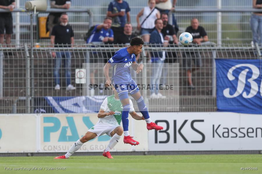 sport, action, Stadion am Schönbusch, SpVgg Greuther Fürth II, SVA, SV Viktoria Aschaffenburg, SGF, Regionalliga Bayern, Fussball, BFV, Aschaffenburg, 25.07.2025, 1. Spieltag - Bild-ID: 2495088 sport, action, Stadion am Schönbusch, SpVgg Greuther Fürth II, SVA, SV Viktoria Aschaffenburg, SGF, Regionalliga Bayern, Fussball, BFV, Aschaffenburg, 25.07.2025, 1. Spieltag - Bild-ID: 2495088