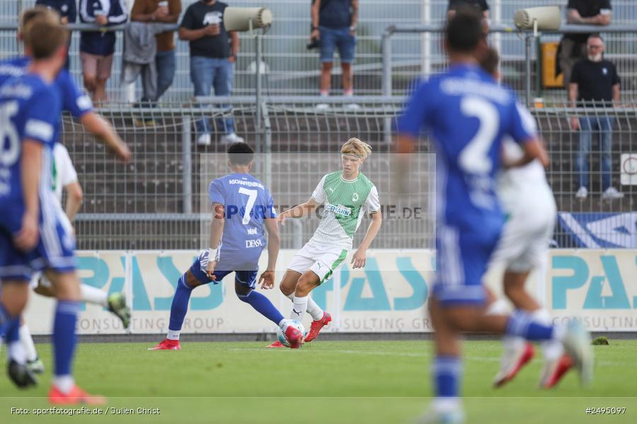 sport, action, Stadion am Schönbusch, SpVgg Greuther Fürth II, SVA, SV Viktoria Aschaffenburg, SGF, Regionalliga Bayern, Fussball, BFV, Aschaffenburg, 25.07.2025, 1. Spieltag - Bild-ID: 2495097