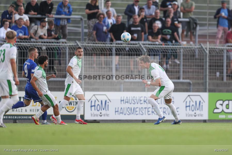 sport, action, Stadion am Schönbusch, SpVgg Greuther Fürth II, SVA, SV Viktoria Aschaffenburg, SGF, Regionalliga Bayern, Fussball, BFV, Aschaffenburg, 25.07.2025, 1. Spieltag - Bild-ID: 2495101 sport, action, Stadion am Schönbusch, SpVgg Greuther Fürth II, SVA, SV Viktoria Aschaffenburg, SGF, Regionalliga Bayern, Fussball, BFV, Aschaffenburg, 25.07.2025, 1. Spieltag - Bild-ID: 2495101