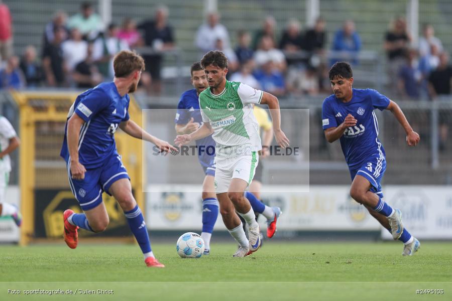 sport, action, Stadion am Schönbusch, SpVgg Greuther Fürth II, SVA, SV Viktoria Aschaffenburg, SGF, Regionalliga Bayern, Fussball, BFV, Aschaffenburg, 25.07.2025, 1. Spieltag - Bild-ID: 2495103