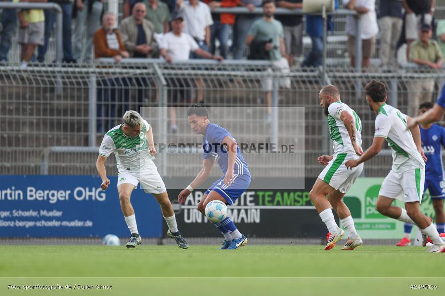 sport, action, Stadion am Schönbusch, SpVgg Greuther Fürth II, SVA, SV Viktoria Aschaffenburg, SGF, Regionalliga Bayern, Fussball, BFV, Aschaffenburg, 25.07.2025, 1. Spieltag - Bild-ID: 2495126