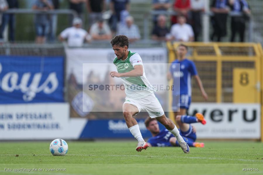 sport, action, Stadion am Schönbusch, SpVgg Greuther Fürth II, SVA, SV Viktoria Aschaffenburg, SGF, Regionalliga Bayern, Fussball, BFV, Aschaffenburg, 25.07.2025, 1. Spieltag - Bild-ID: 2495136